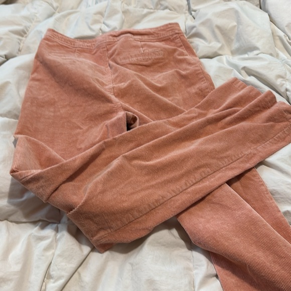 Gianni Bini Pink corduroy pants Size 8 five button front and wide leg - Picture 5 of 6